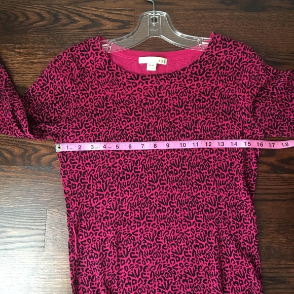 Sweater Dress Animal Cheetah Print XXI in pink - Picture 7 of 7